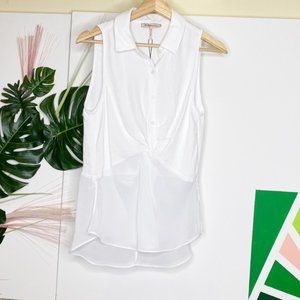 {BCBGeneration} Sheer Twist Top
